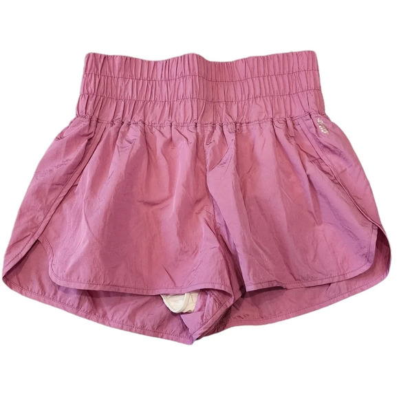 Free People Movement Pink Orchid Active Shorts Lined Size XL New - Picture 6 of 15